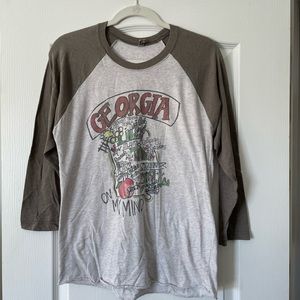 Georgia Baseball Tee - super soft! Size L